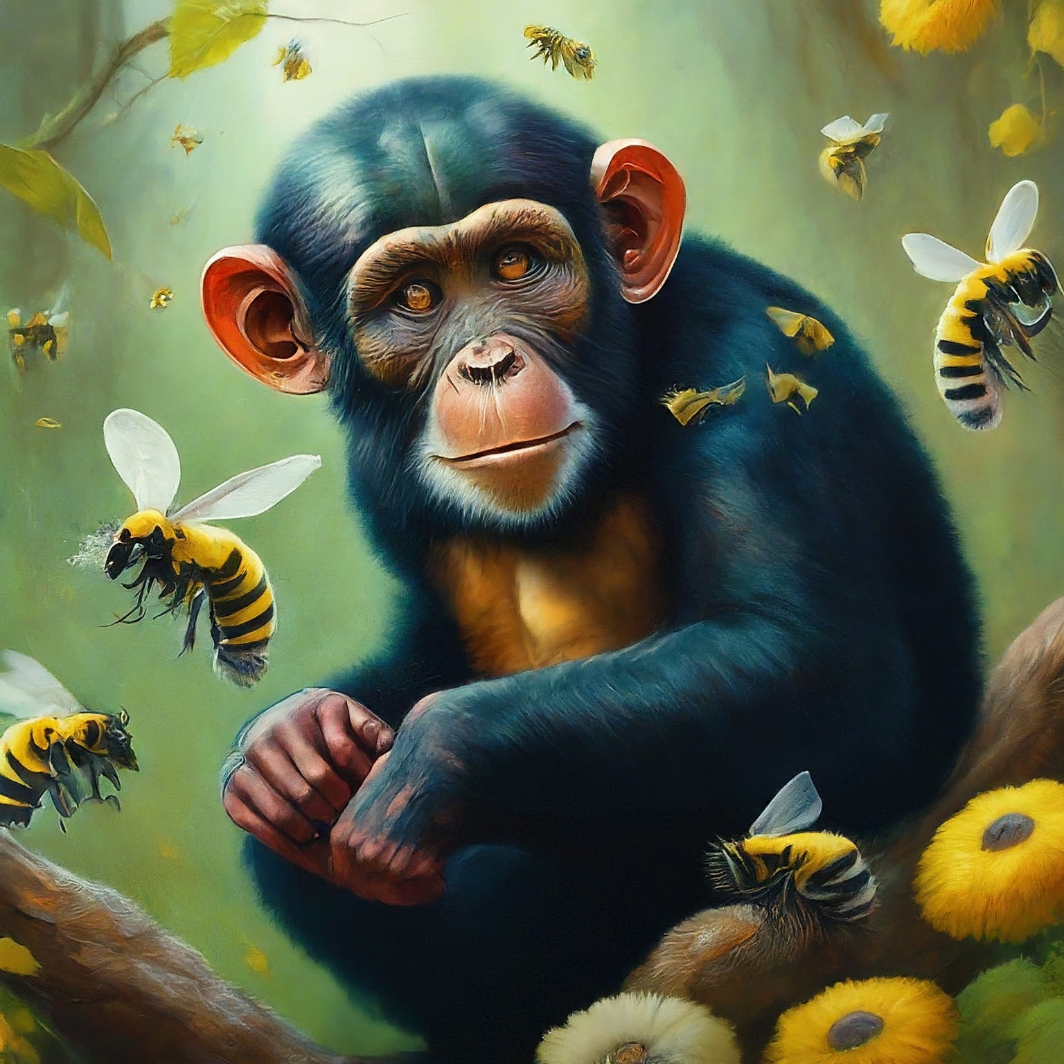 Bees and Chimp